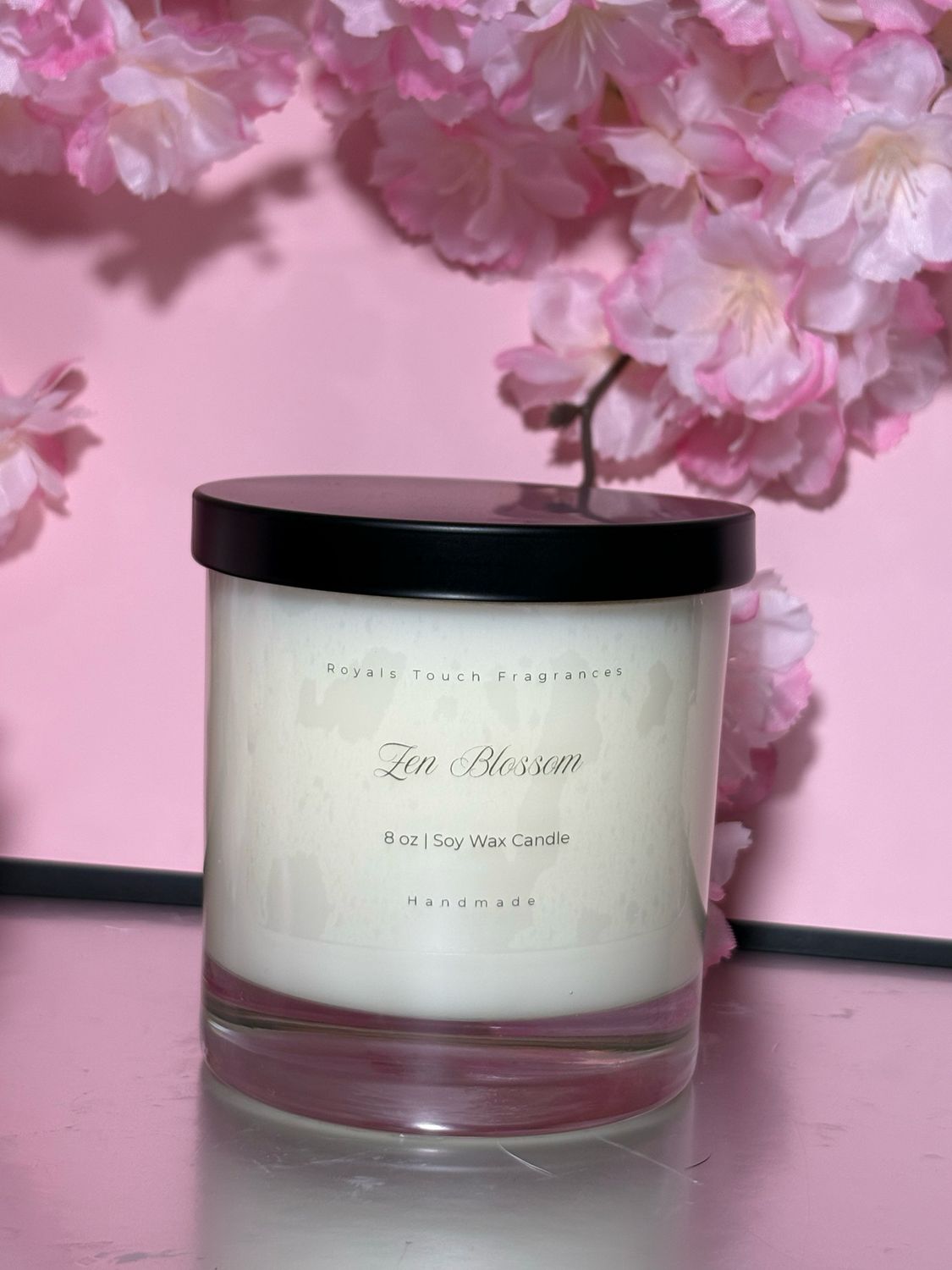 Zen Blossom Cotton Wick Candle 8oz