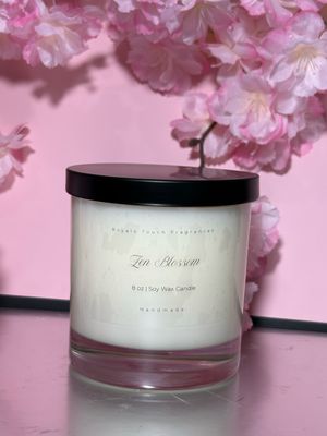 Zen Blossom Cotton Wick Candle 8oz