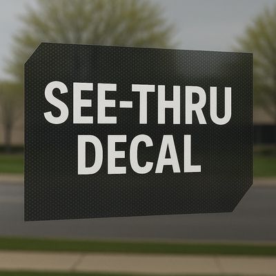 See Through Banner(One Way Vision)