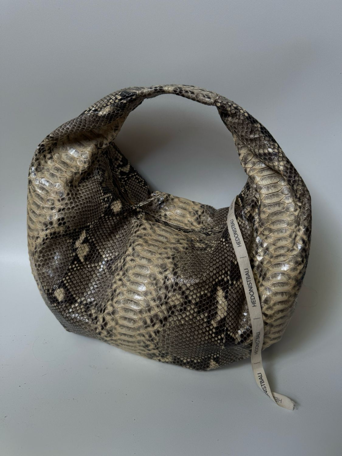 Rinna genuine python skin bag size M