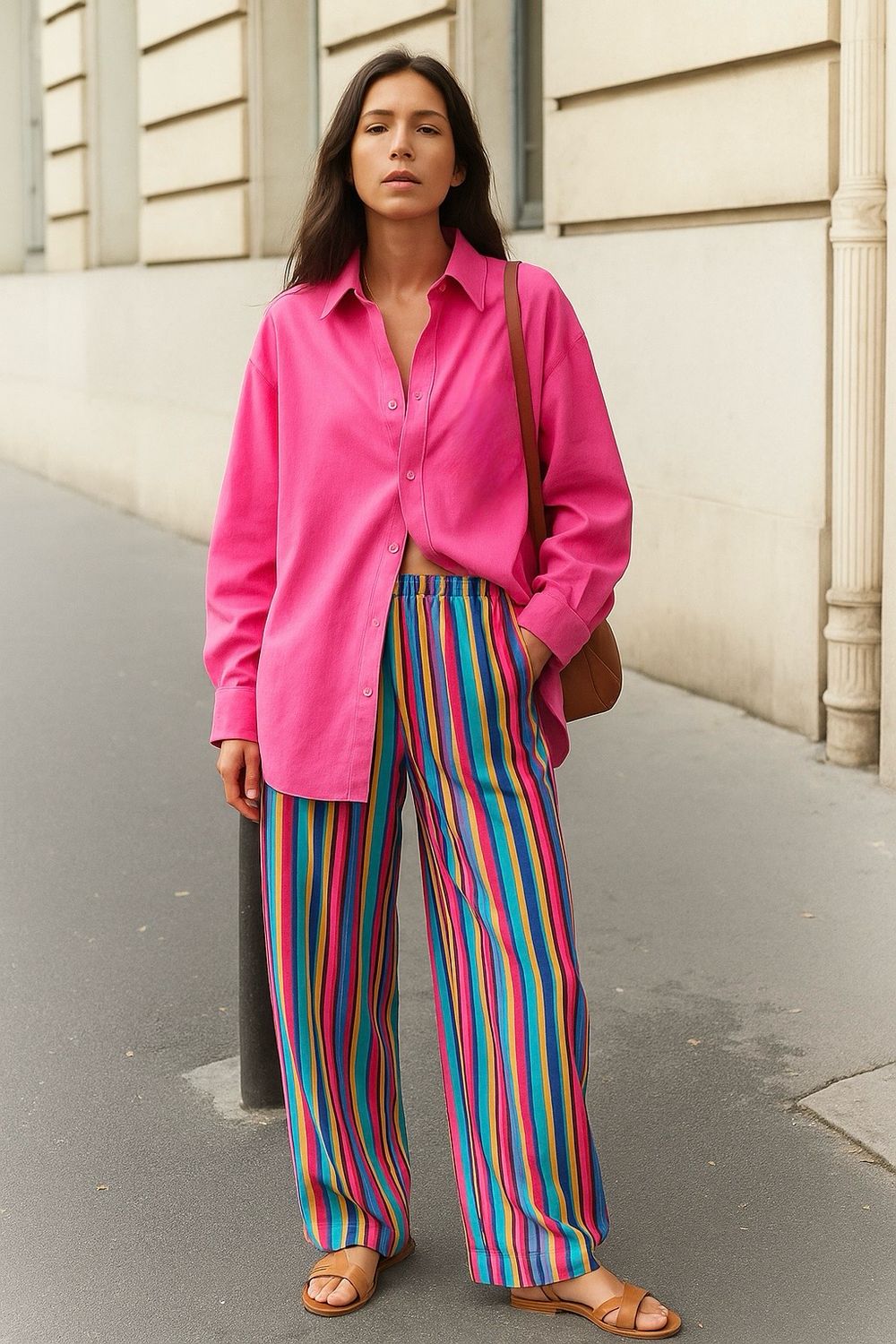 MALDI oversized linen shirt