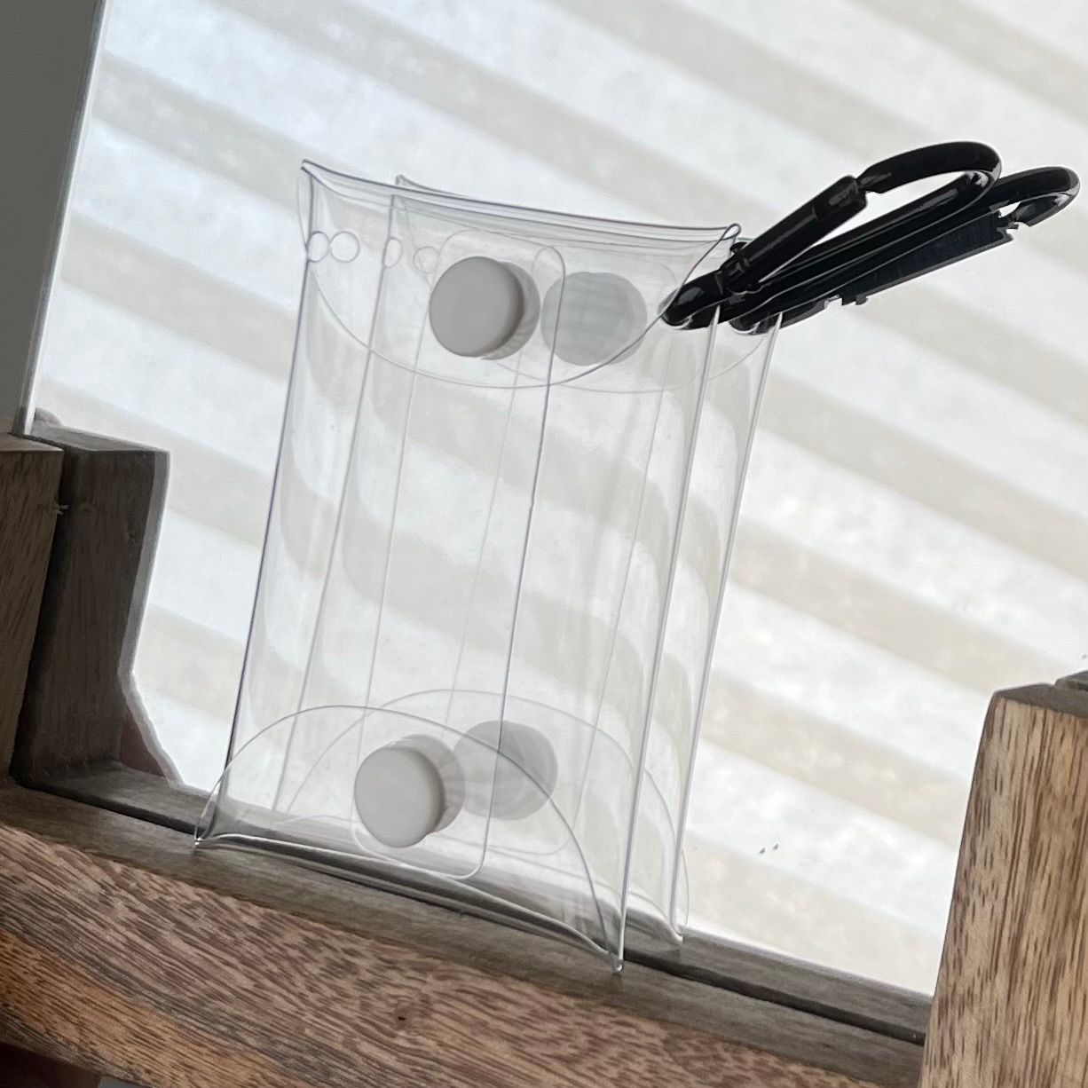 Transparente Geldbörse