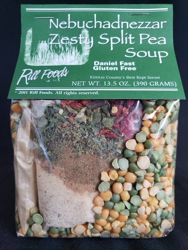 Nebuchadnezzar Zesty Split Pea Soup  13.5 OZ 4 servings/4 persons