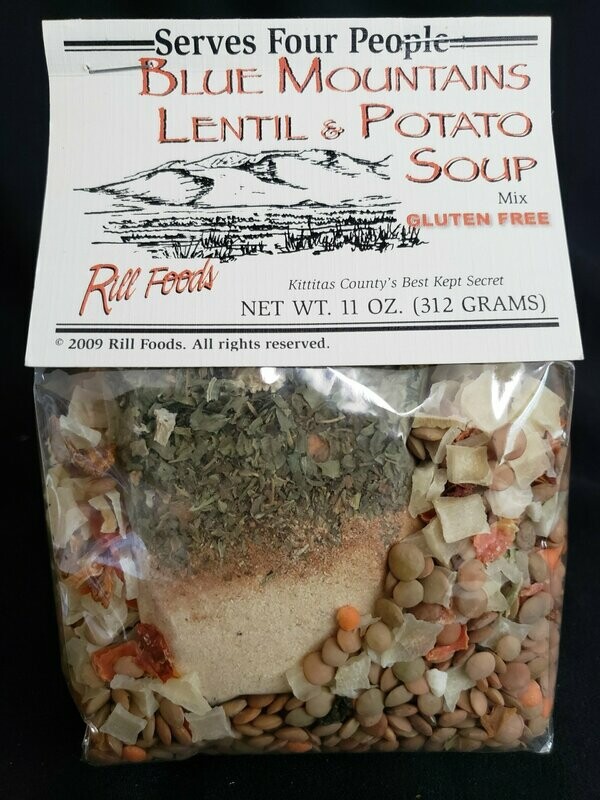 Blue Mountains Lentil & Potato Soup   Serves 4