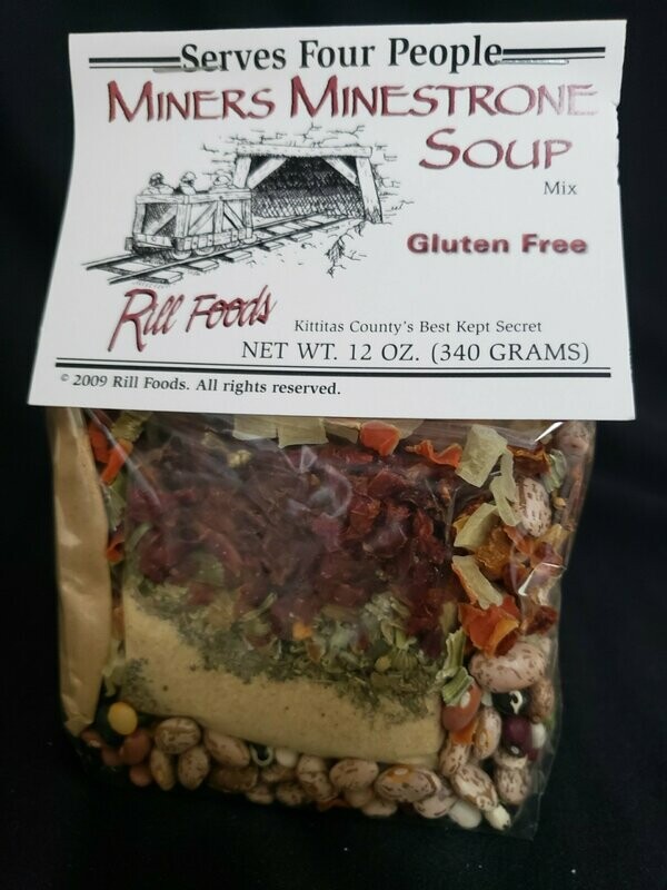Miners Minestrone Soup- Serves 4