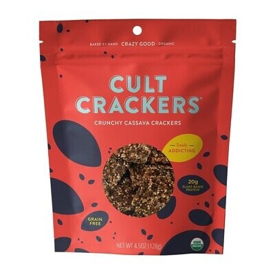Cult Crackers- Crunchy Cassava Crackers, Organic