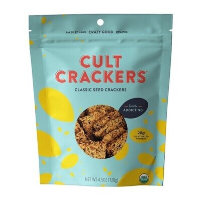 Cult Crackers- Classic Seed Crackers, Organic