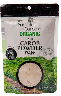 Carob Powder, Raw Organic