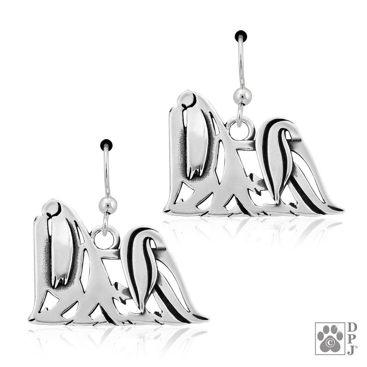 “MALTESE SHOW CUT” EARRINGS