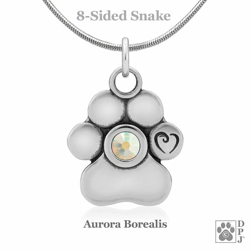 Unconditional Love with Aurora Borealis pendant