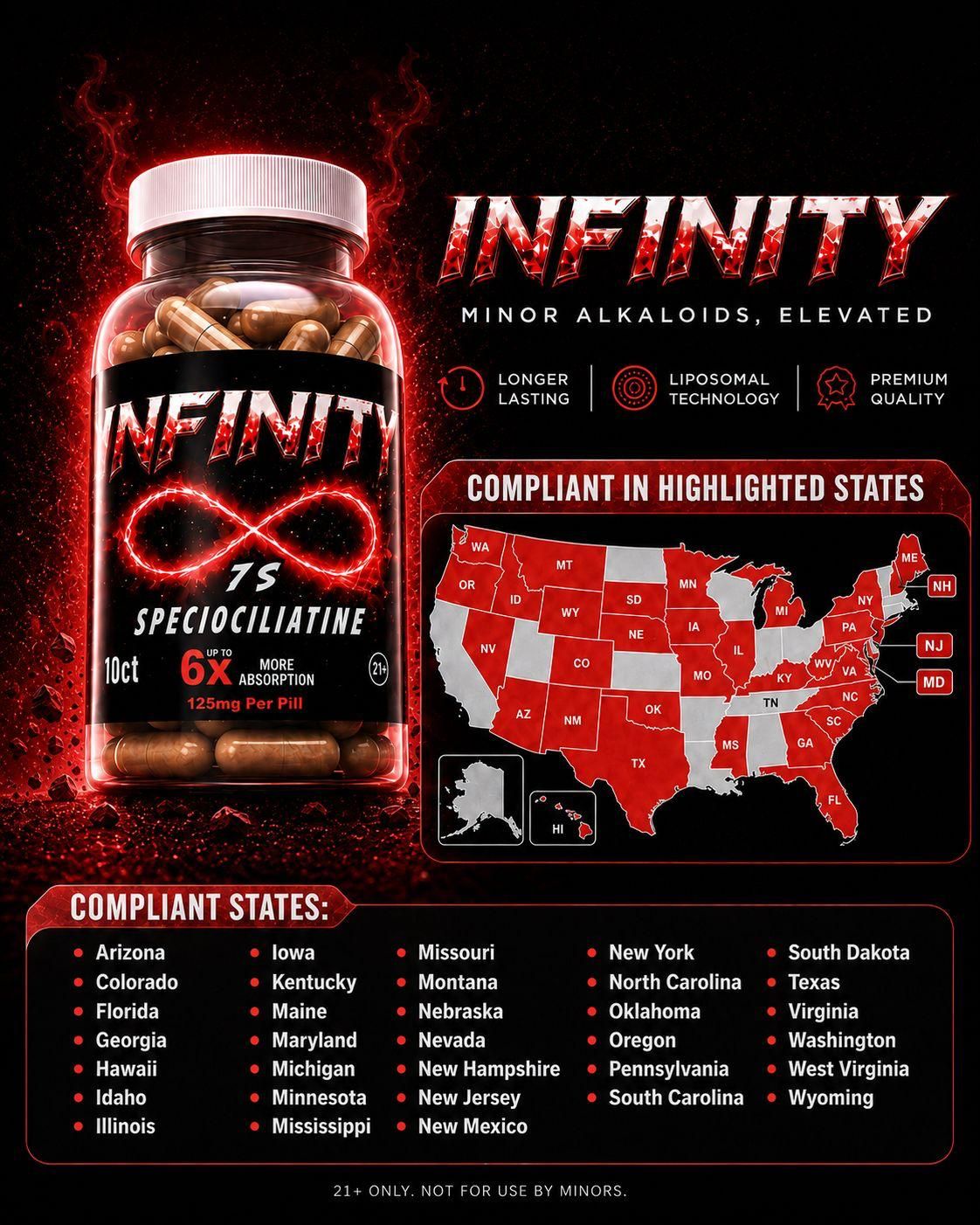 Infinity 7S - Speciociliatine Blend