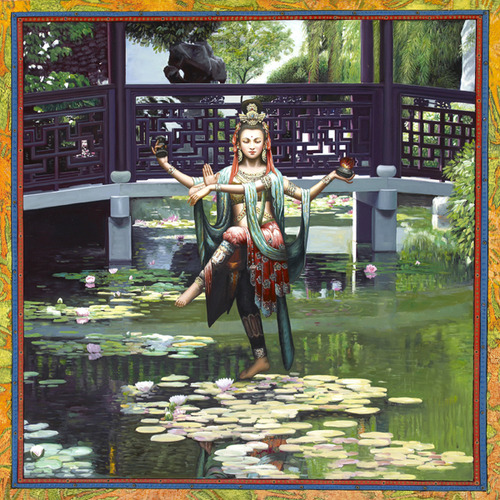 Goddess in Chinese Garden