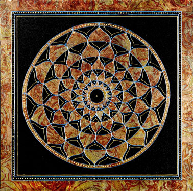Black Gold Mandala