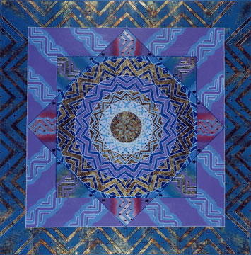 Blue Green Mandala