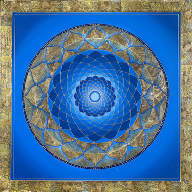Blue Nova Mandala