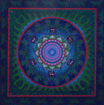 Green Fire Mandala