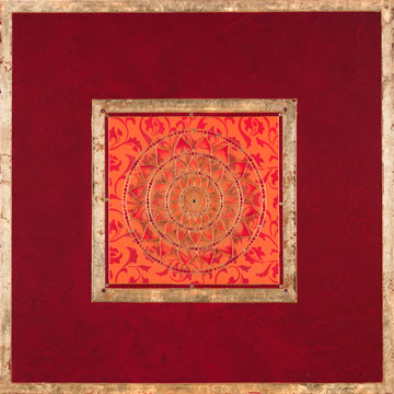 Maroon Pattern Mandala