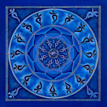 Chopra Blue Mandala