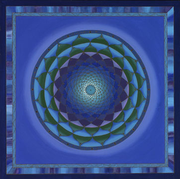 Ocean Blue Mandala