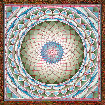 Olive Wheel Mandala