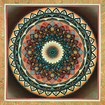 Om Halloween Mandala