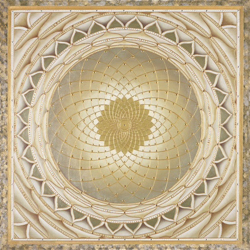 Opalescent Gold Mandala