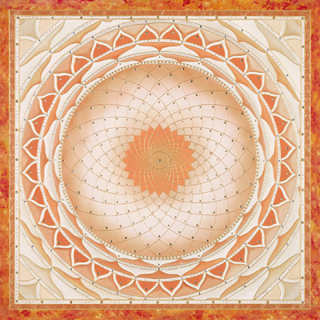 Orange Crush Mandala