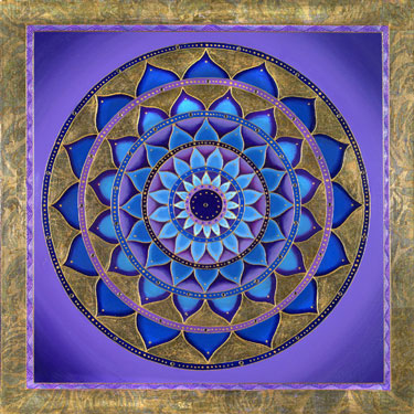 Purple Magnificent Mandala