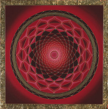 Red and Black Mandala