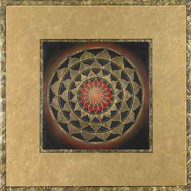 Simple Gold Mandala