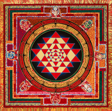 Sri Yantra Frequency Mandala