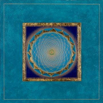 Turquoise Beauty Mandala