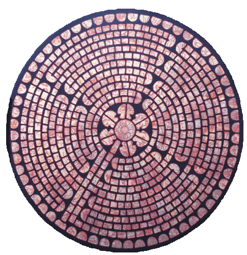 Chartre Black Round