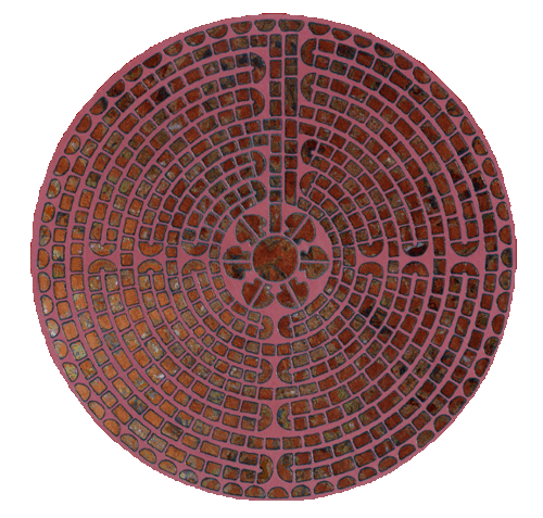 Chartre Pink Round