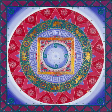 Indian Turquoise Mandala