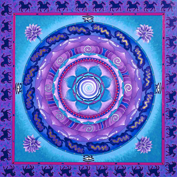 Spiraling Flower Road