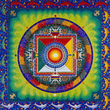 Tibetan Sun Mandala