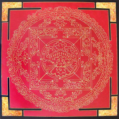 Red Temple Mandala