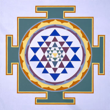 Sri Yantra White