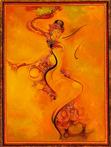 Orange Dancer