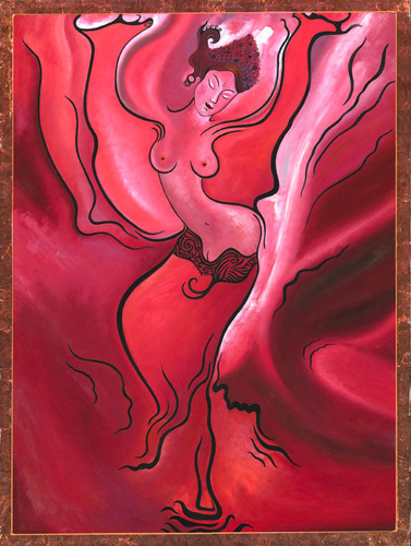Red Earth Flowing Dancer