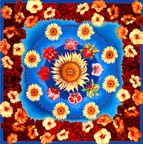 Sunflower Center Mandala