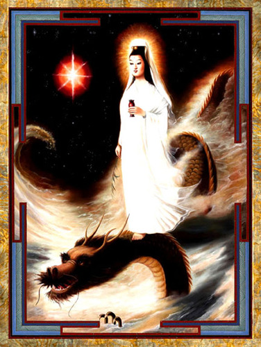 Quan Yin Rides the Dragon