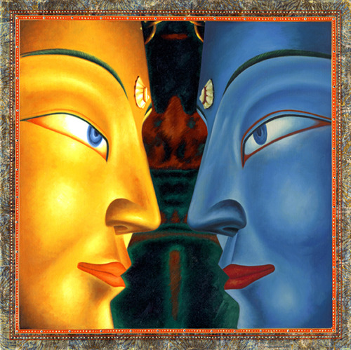 Maitreya Sees Medicine Buddha