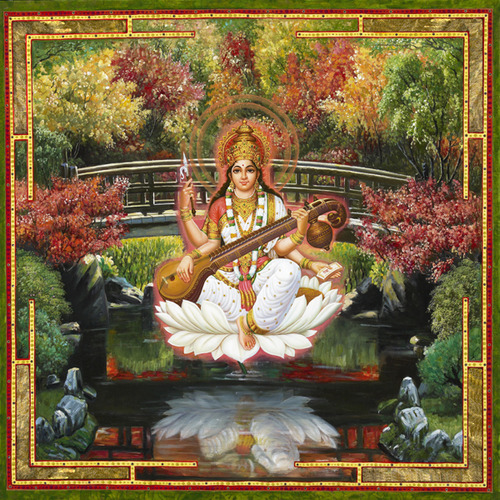Sarasvati in Garden