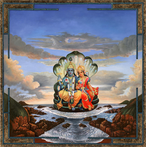 Vishnu and Lakshmi