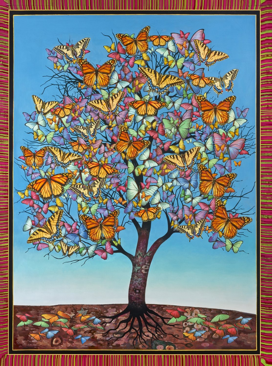 Butterfly Tree Turq.