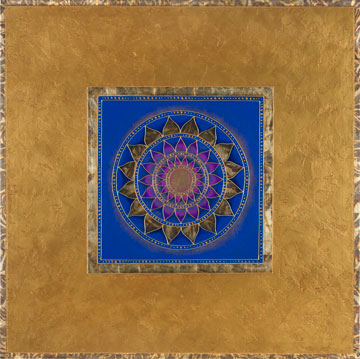 Blue Enchanted Mandala