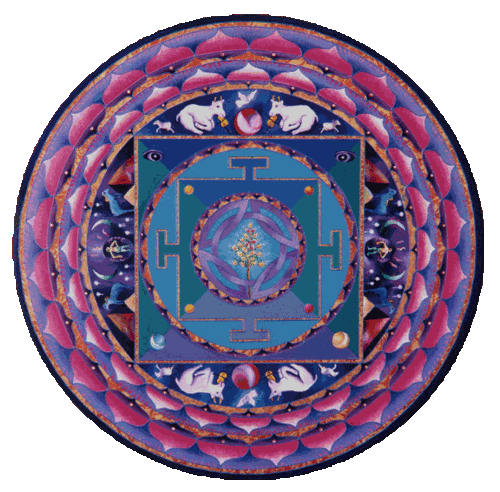 Homage to Chagall Round