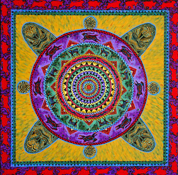 Black African Flower